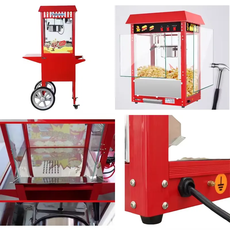 Air Popcorn Maker - آلة صنع الفشار التجارية بالهواء الساخن