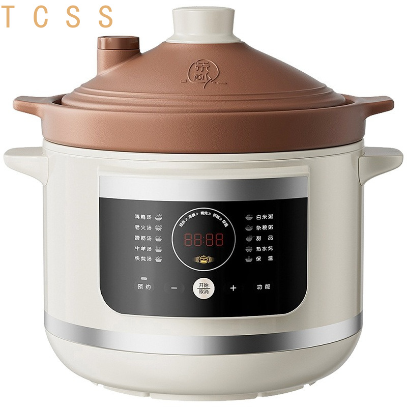 Slow Cooker Ceramic - قدر طهي كهربائي سعة 5.5 لتر