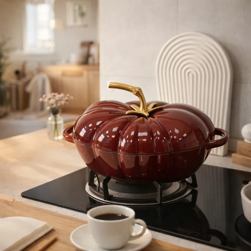 Slow Cooker Ceramic - قدر طهي من الحديد الزهر المطلي