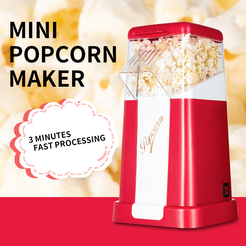Air Popcorn Maker - آلة صنع الفشار المنزلية الصغيرة، ماكينة