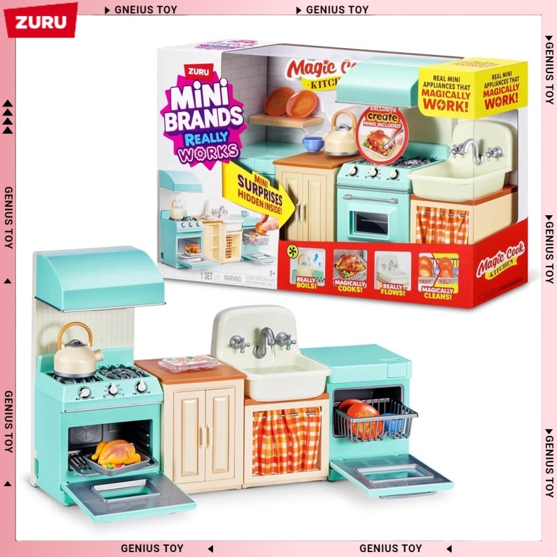 Kitchen Appliances Toys - مجموعة مطبخ زورو ميني براندز السحرية،