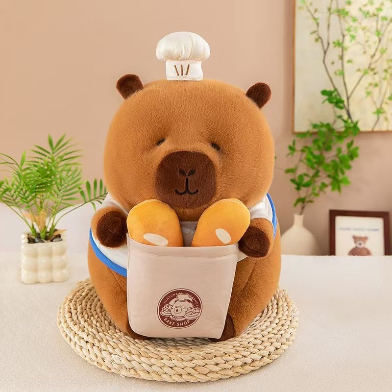 Kitchen Appliances Toys - 30 سنتيمتر الشيف الخبز كابيبارا أفخم