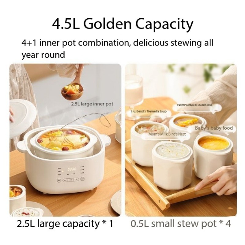 قدر طهي كهربائي سيراميك أوتوما - مراجعة Slow Cooker Ceramic وسعره