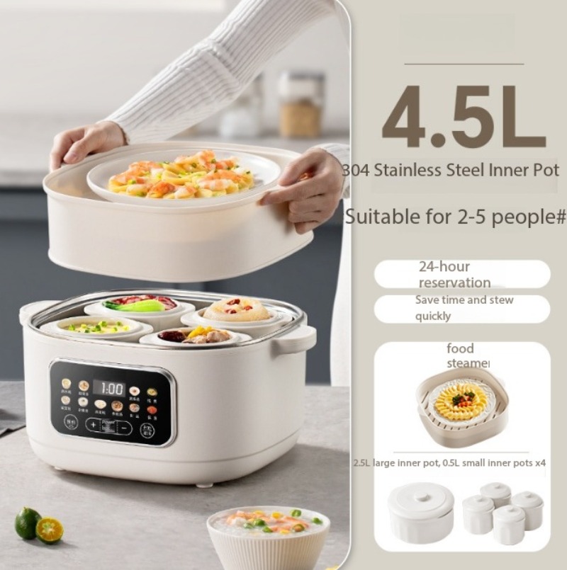 قدر طهي كهربائي سيراميك أوتوما - مراجعة Slow Cooker Ceramic وسعره
