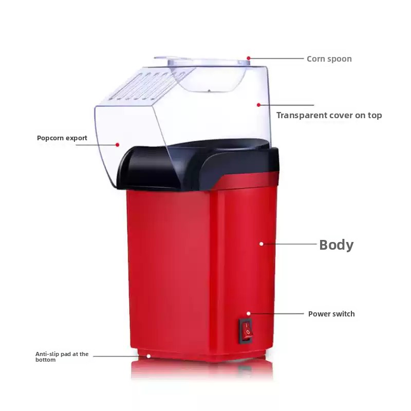 ماكينة ذرة الهواء الخالية من ا - مراجعة Air Popcorn Maker وسعره