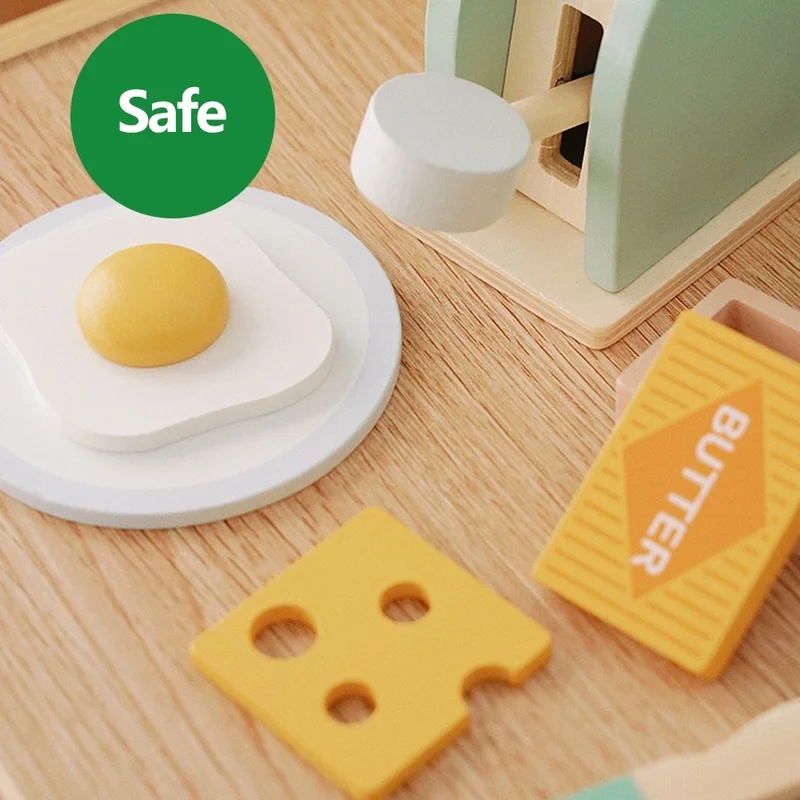 لعبة محمصة خبز خشبية للأطفال،  - مراجعة Kitchen Appliances Toys وسعره