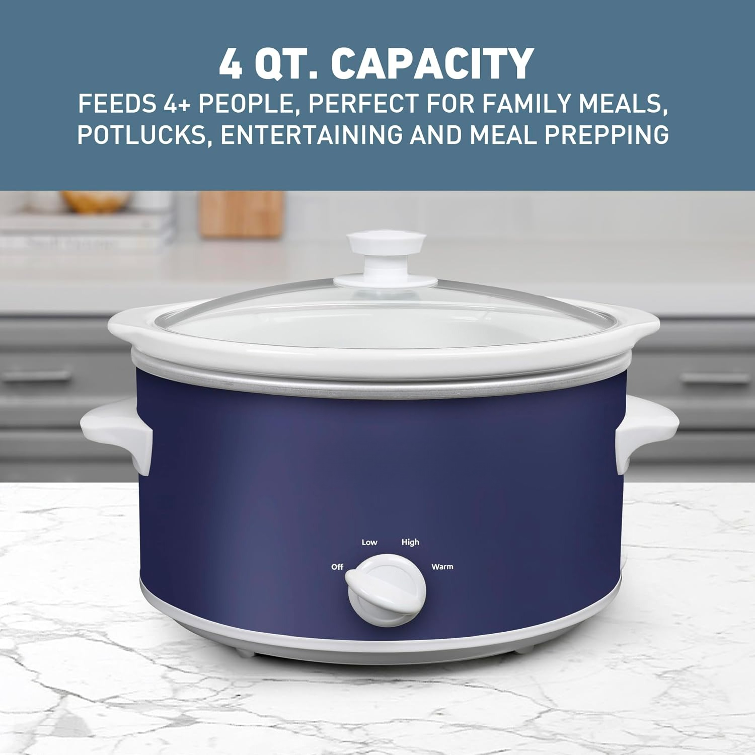 قدر طهي بطيء سعة 4 كوارت بتصمي - مراجعة Slow Cooker Ceramic وسعره