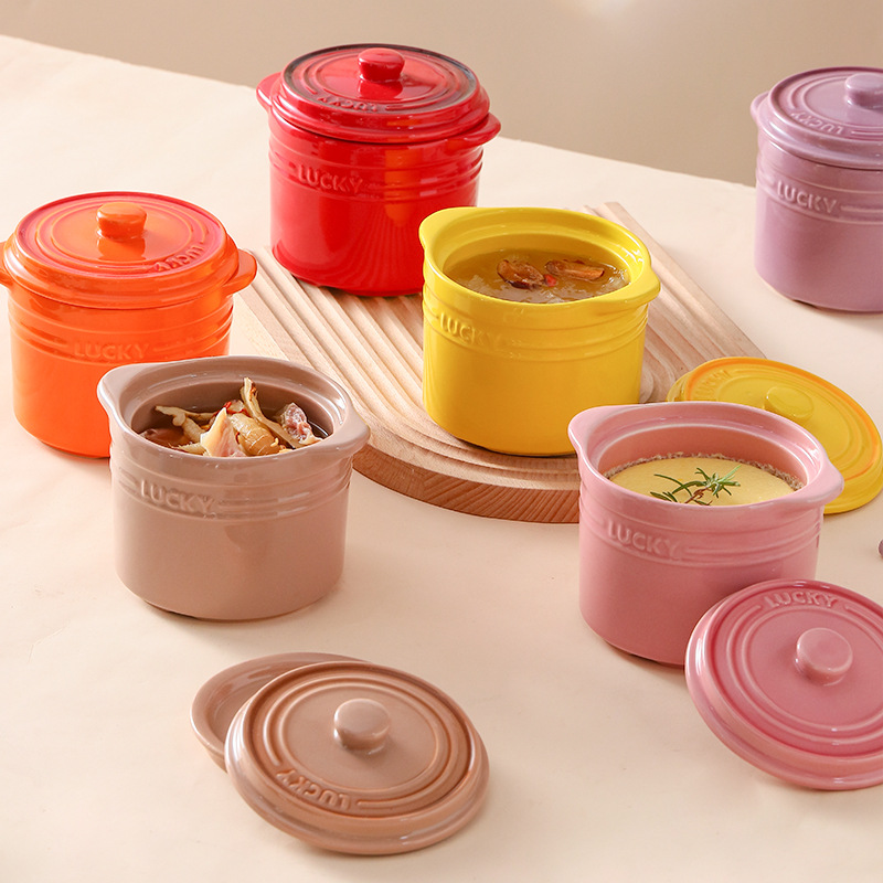 وعاء سيراميك بغطاء مزدوج، وعاء - مراجعة Kitchen Appliances For Cooking وسعره