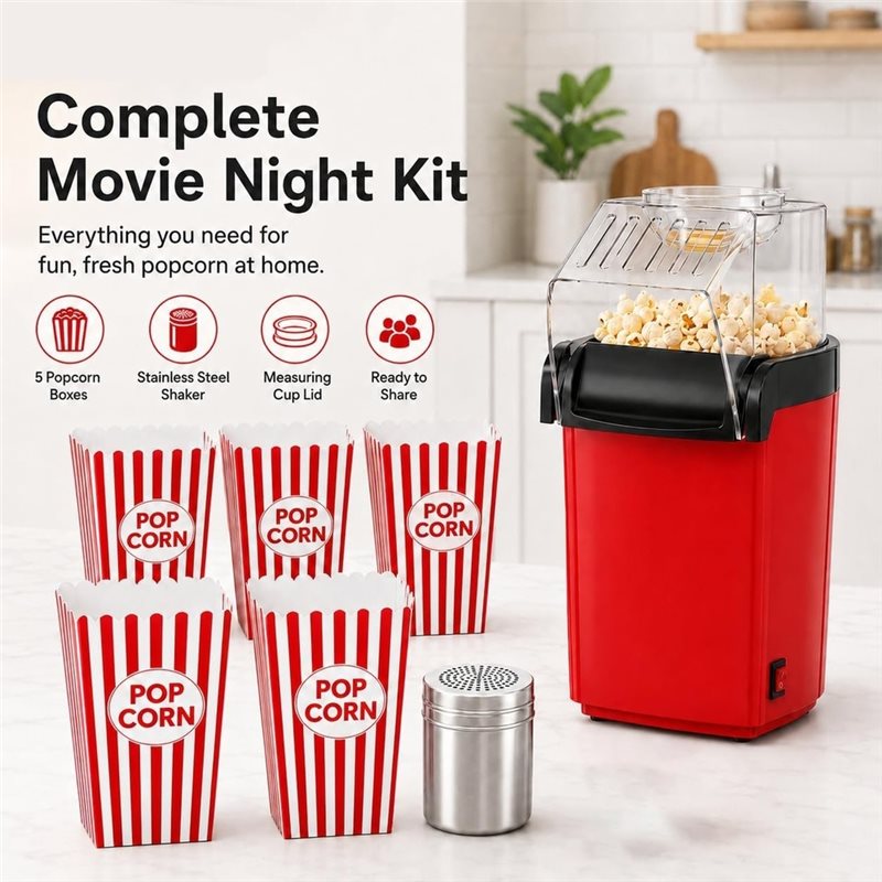 A83G-جهاز صنع الفشار بالهواء ا - مراجعة Air Popcorn Maker وسعره