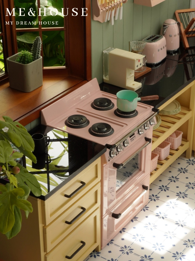 موقد معدني لبيت الدمية ، موديل - مراجعة Kitchen Appliances Toys وسعره
